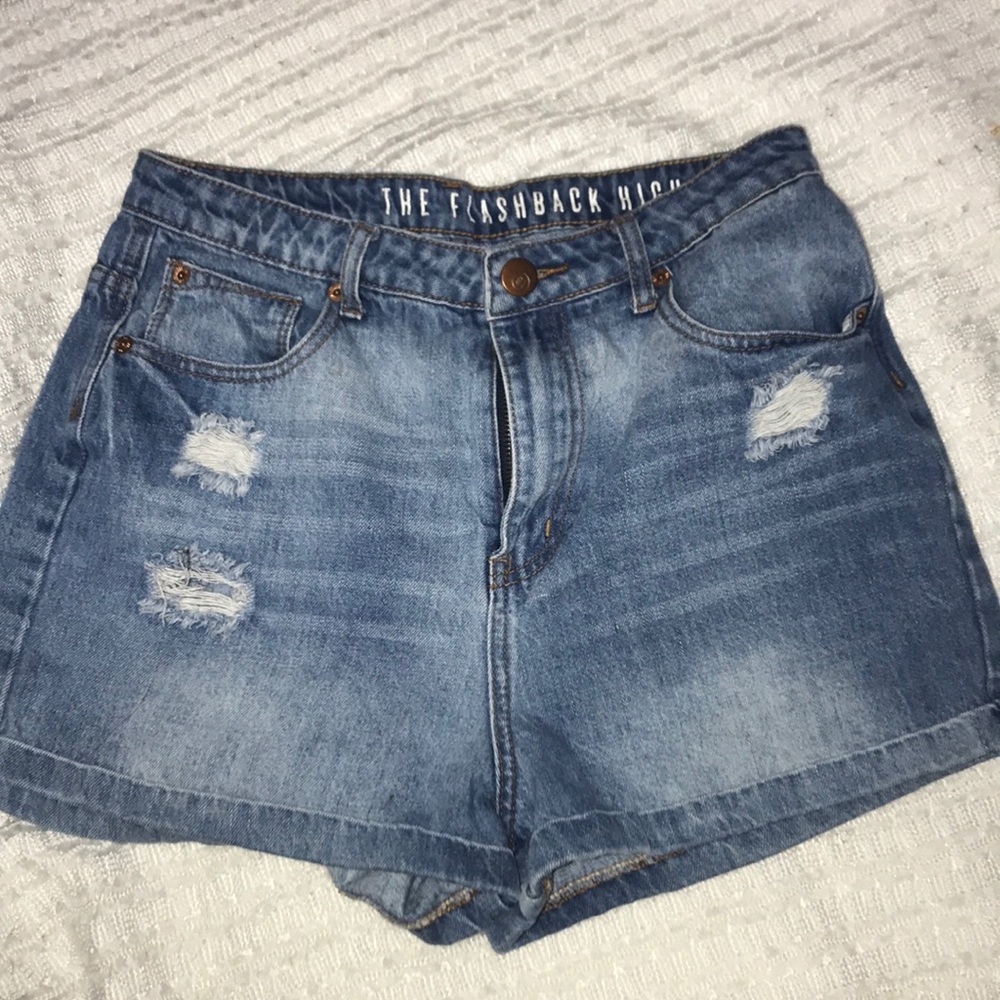 High rise shorts